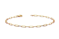 Ava Paperclip Link Bracelet - 14K Gold Vermeil