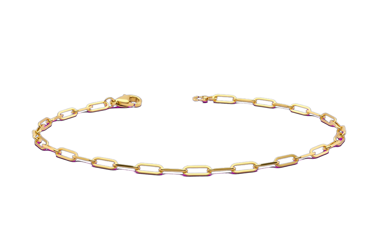 Ava Paperclip Link Bracelet - 14K Gold Vermeil