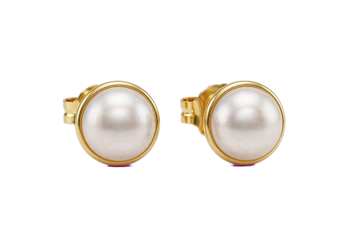 Pearl Stud Earrings