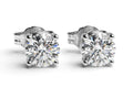 Aura Moissanite Stud Earrings